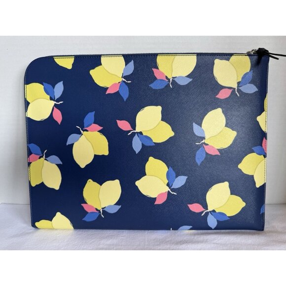 Kate Spade New York 15" Laptop Case, Cameron Lemon Zest, L-zip - Picture 2 of 3
